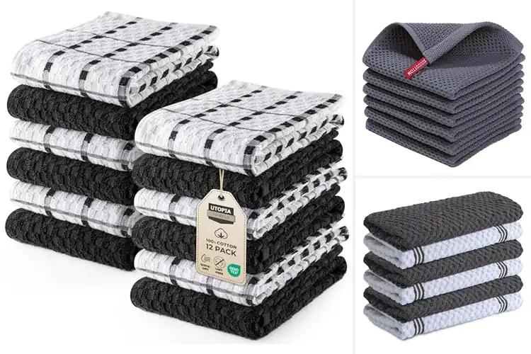 Detailed view of 10 Best 100 Percent Cotton Kitchen Towels for Everyday Use