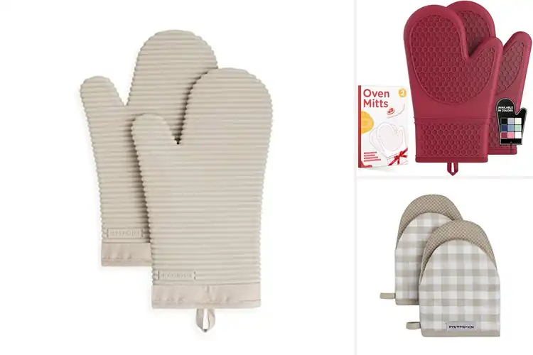 Detailed view of Best 2 Pack Oven Mitt Set