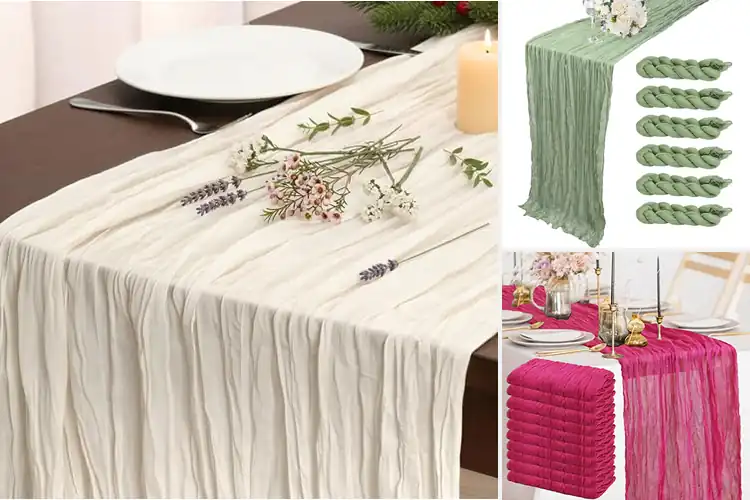 Detailed view of Best 35X120 Inch Table Runner Size