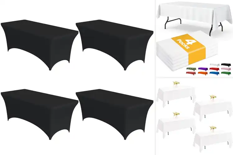 Detailed view of Best 4 Pack Table Covers