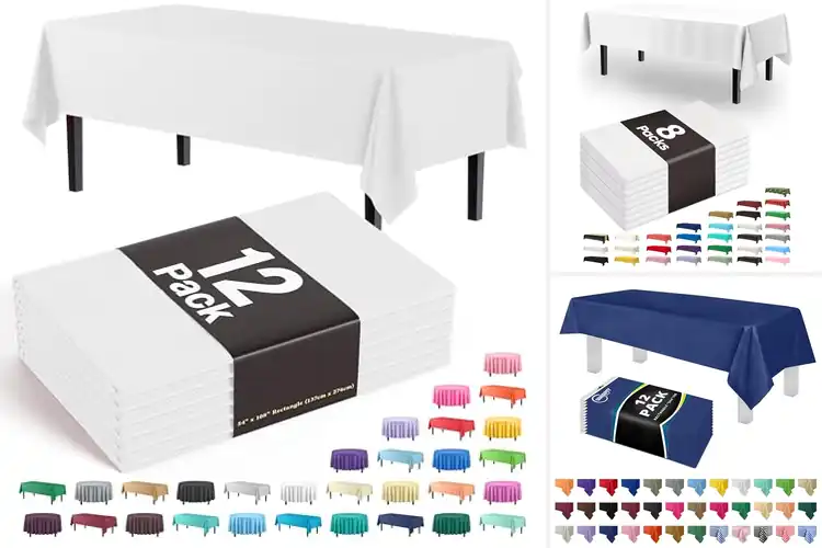 Detailed view of Best 54 by 108 Inch Rectangle Table Covers