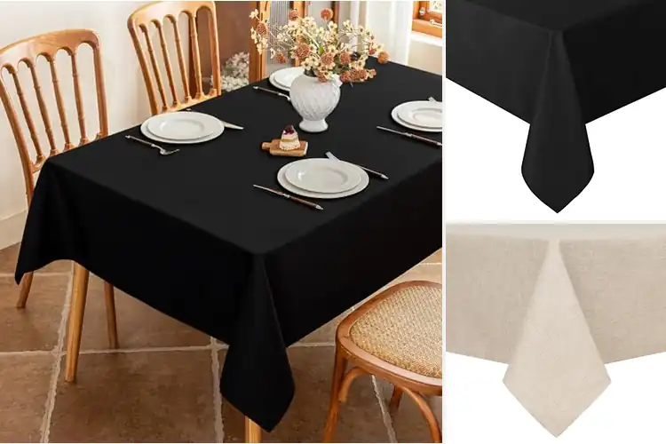 Detailed view of 10 Best 54 By 108 Inch Tablecloth For 8 Foot Tables