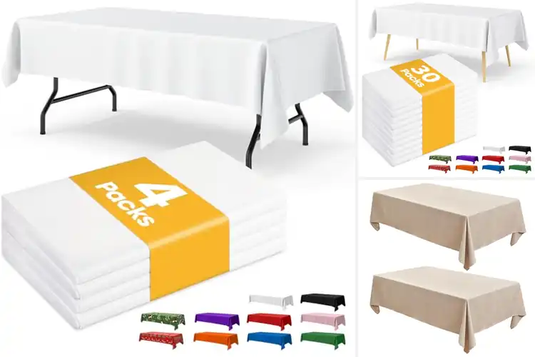 Detailed view of Best 54 By 108 Inch Tablecloths For 6Ft Tables