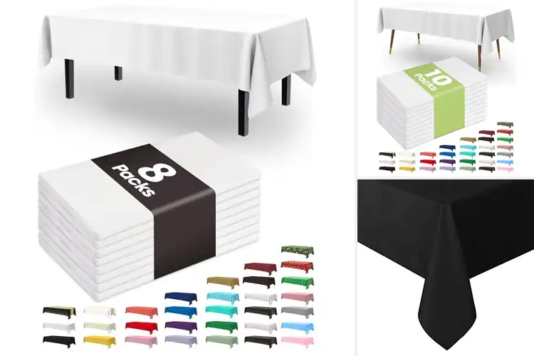 Detailed view of Best 54 By 108 Inch Tablecloths For 8 Foot Tables