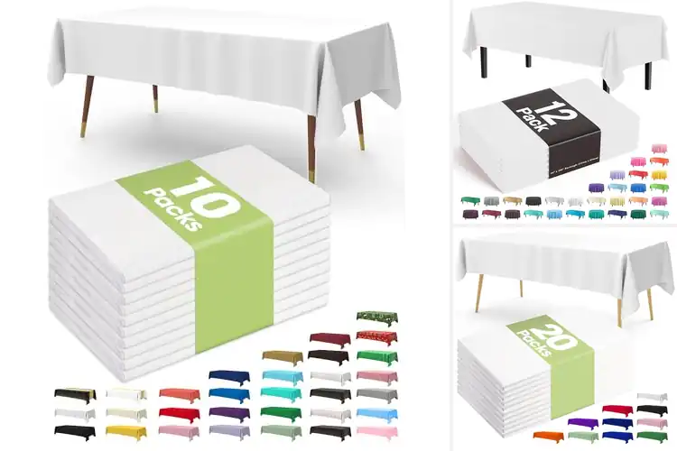 Detailed view of 10 Best 54 By 108 Inches Disposable Table Cloths Made Easy
