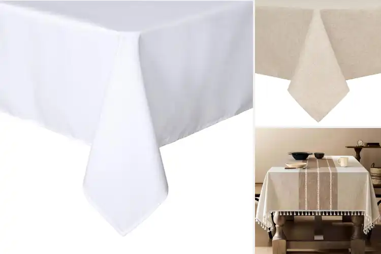 Detailed view of Best 54By108 Inch Rectangle Tablecloths For 6Ft Tables