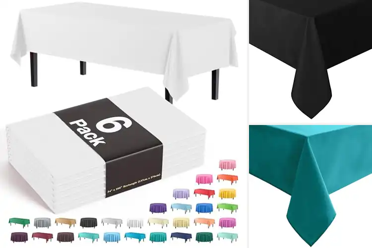 Detailed view of Best 54X108 Inch Tablecloths For 6Ft Tables