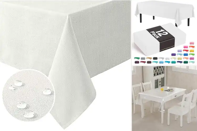 Detailed view of 10 Best 54X108 Inch Tablecloths: Spill-Proof Elegance