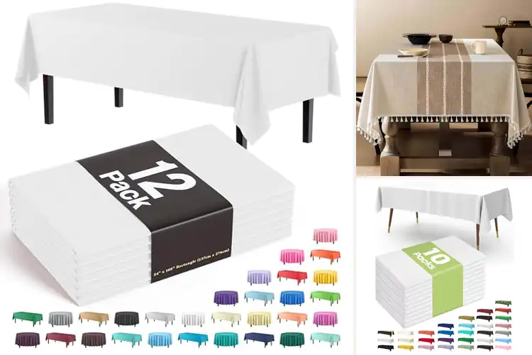 Detailed view of 10 Best 54×108 Rectangle Tablecloths: Spill-Proof Style