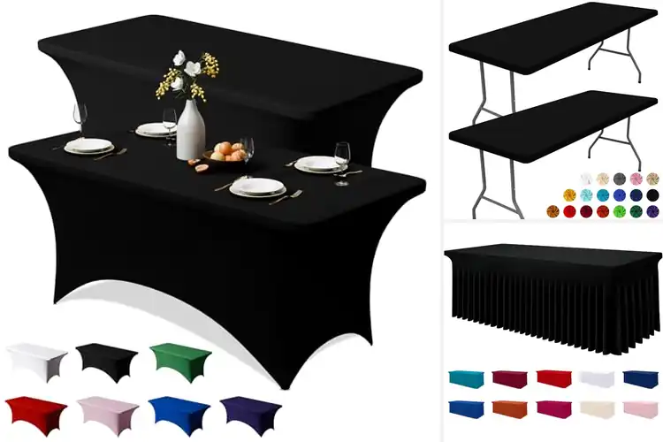 Detailed view of Best 6 Foot Table Covers For Banquets