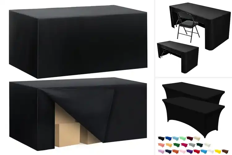 Detailed view of Best 6 Foot Table Covers For Events