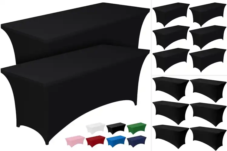 Detailed view of 10 Best 6-Foot Table Covers For Parties: Wow