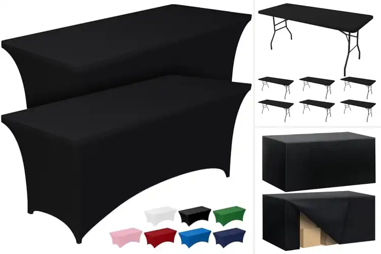 Detailed view of 10 Best 6-Foot Table Covers for Stylish Event Setups