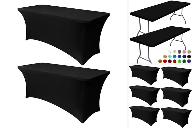 Detailed view of Best 6 Foot Table Stretch Covers