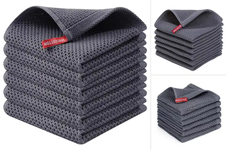 Detailed view of Best 6 Pack Cotton Dish Cloths