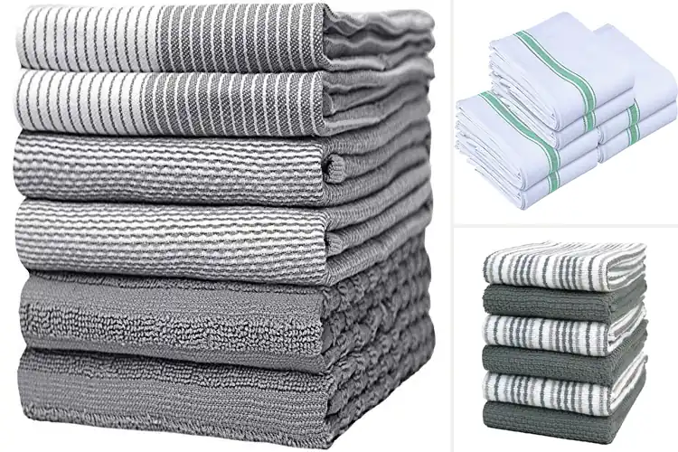 Detailed view of 10 Best 6-Pack Cotton Dish Towels: Super Absorbent & Durable
