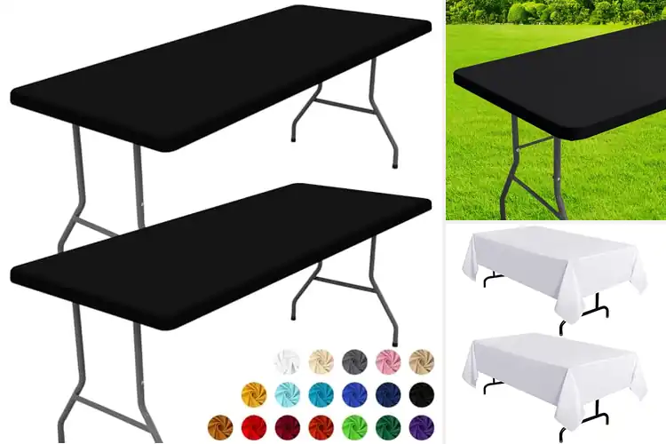 Detailed view of 10 Best 6ft Rectangle Table Covers: Windproof & Stainproof