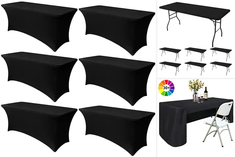 Detailed view of 10 Best 6ft Table Covers: Secure & Stain-Free for Events