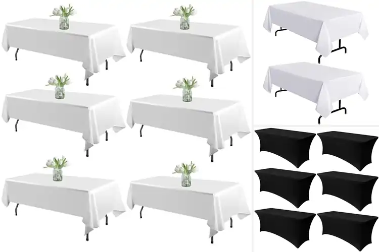 Detailed view of 10 Best 6ft Tablecloths: Easy Care, Wrinkle-Free Elegance