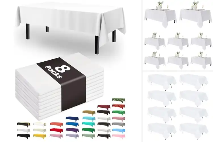 Detailed view of 10 Best 8-Pack Table Cloths: Ultimate Buying Guide