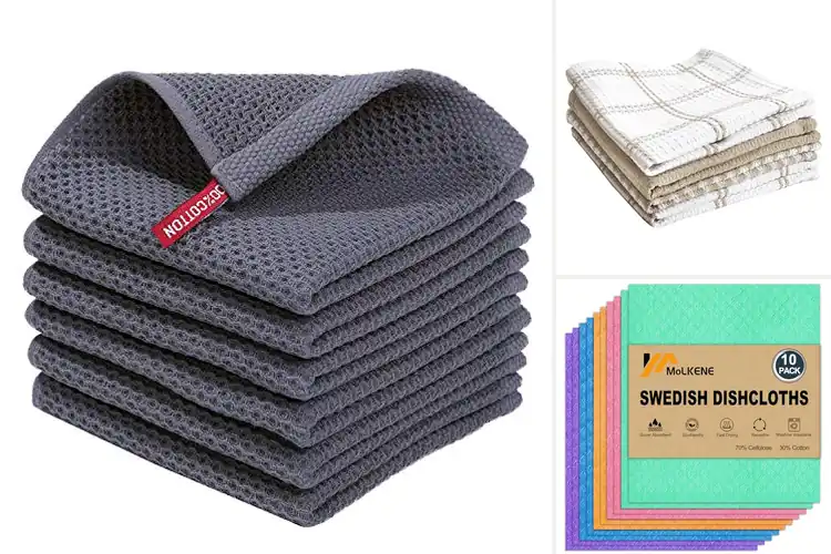 Detailed view of 10 Best Absorbent Dishcloths for Quick, Spotless Cleaning