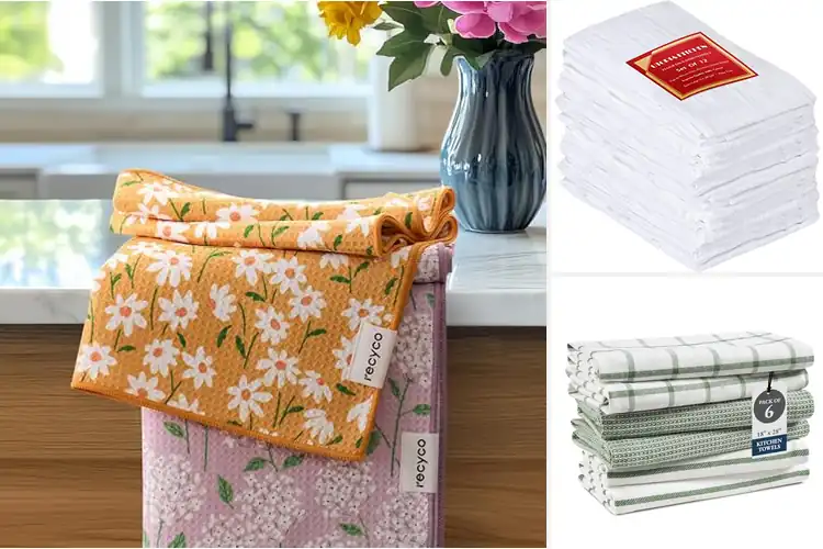 Detailed view of 10 Best Absorbent Tea Towels for Effortless Clean-Ups