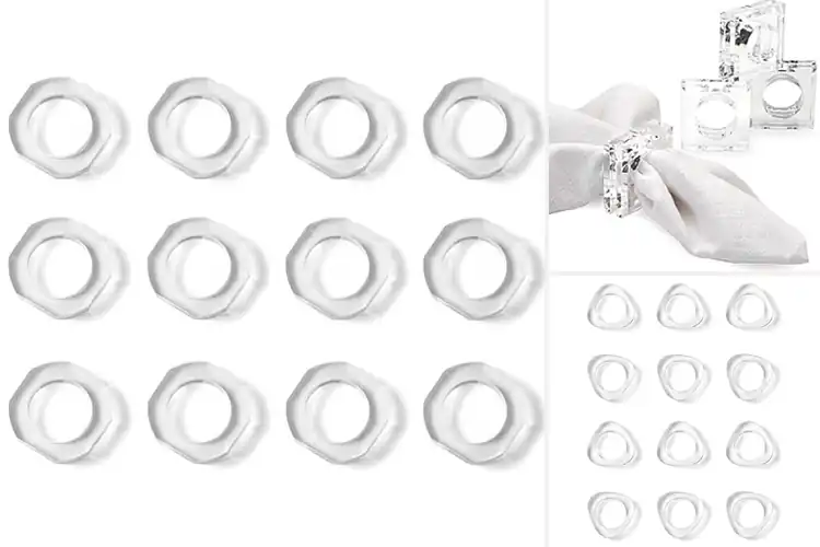 Detailed view of Best Acrylic Napkin Rings: Top 10 Picks for Stylish Dining