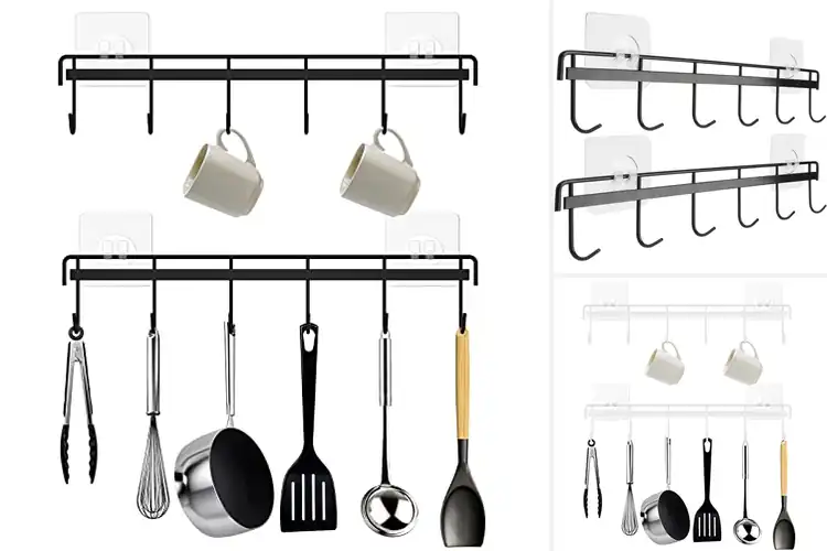 Detailed view of Best Adhesive Utensil Holders: Organize Your Kitchen Today