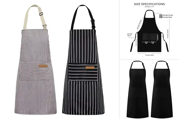 Detailed view of 10 Best Adjustable Cooking Aprons for Mess-Free Meals
