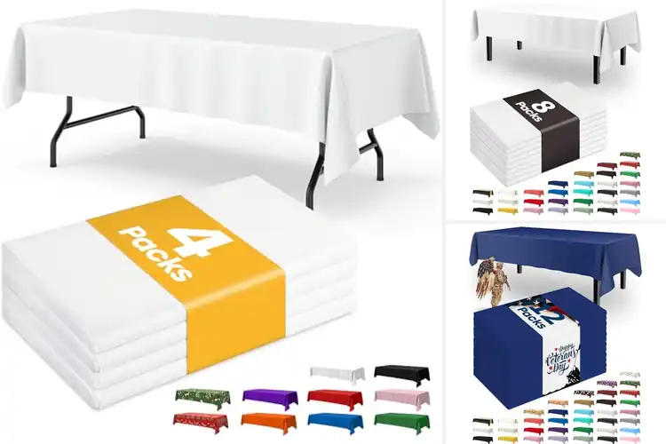 Detailed view of Best Affordable Party Tablecloths Pack