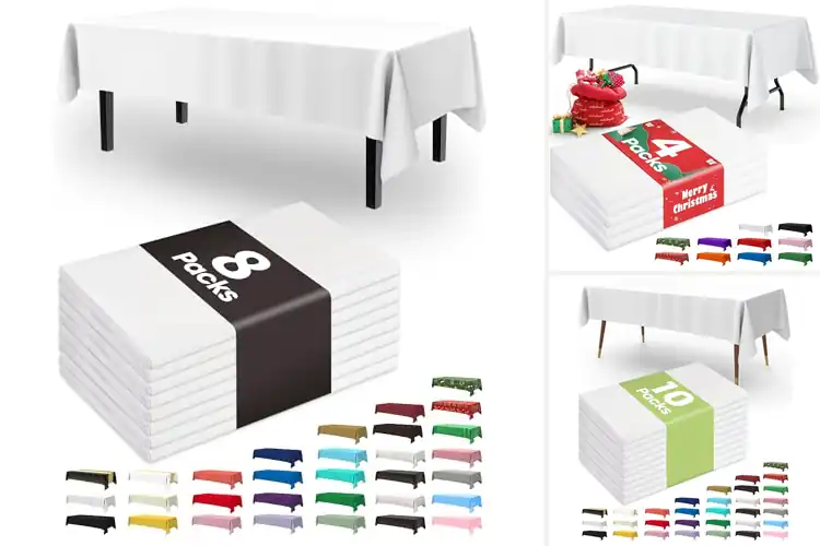 Detailed view of 10 Best Affordable Party Tablecloths: Hassle-Free Cleanup