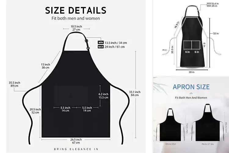 Detailed view of Best Apron Packs