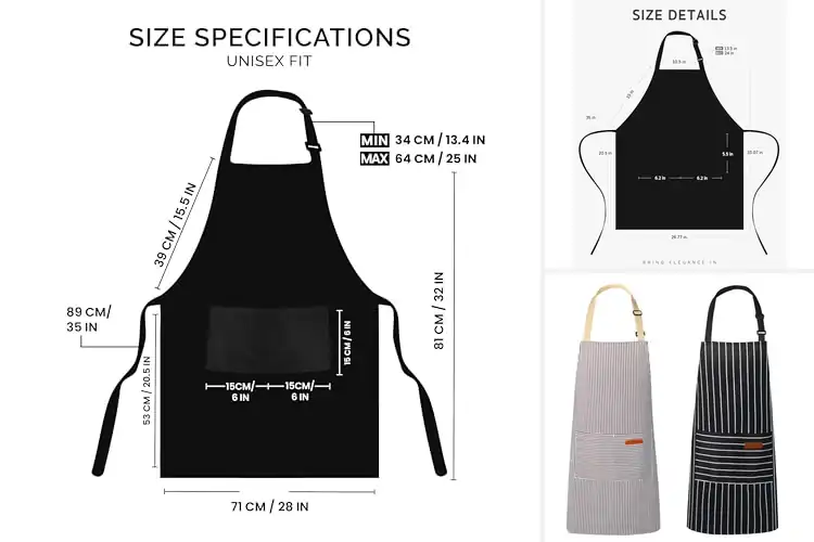 Detailed view of Best Aprons For Men: Top Picks for Comfort & Durability