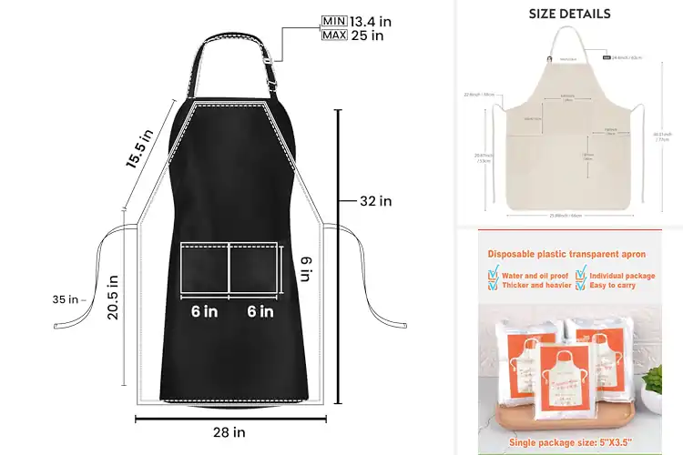 Detailed view of Best Art Aprons: Keep Creative, Stay Clean with Top Picks