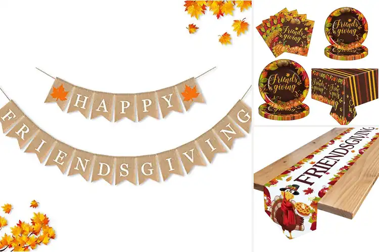 Detailed view of Best Autumn Friendsgiving Decorations