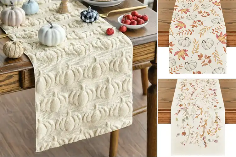 Detailed view of 10 Best Autumn Table Runners: Cozy & Protective