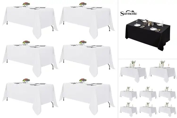 Detailed view of 10 Best Banquet Tablecloths: Durable Elegance for Easy Events