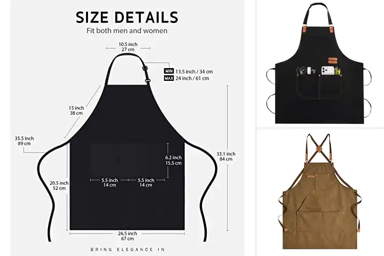 Detailed view of Best BBQ Aprons