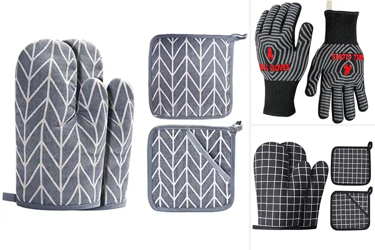 Detailed view of 10 Best BBQ Mitts Sets: Grill Safely & Confidently