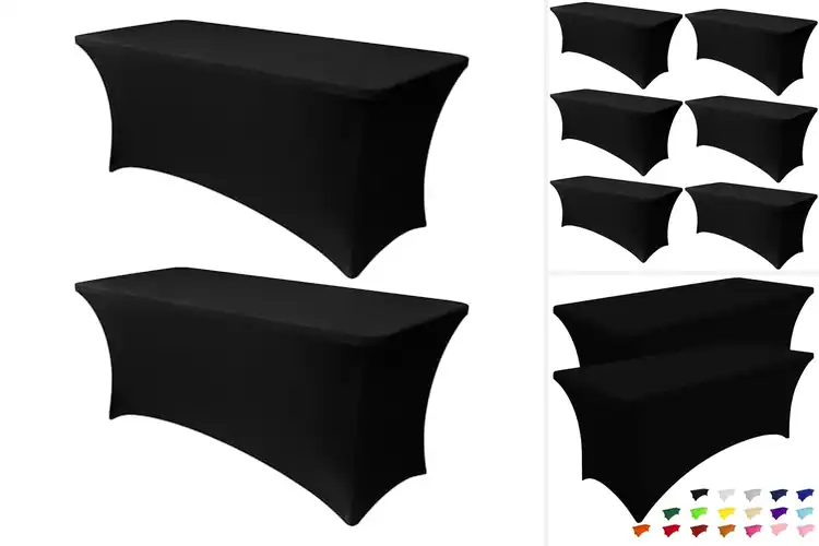 Detailed view of 10 Best Black Stretch Table Covers: Top Picks & Reviews