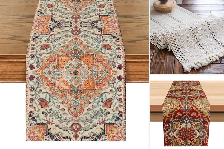 Detailed view of 10 Best Bohemian Table Runners for Vibrant Charm