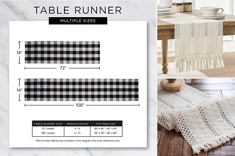 Detailed view of 10 Best Boho Farmhouse Table Runners for Warm Decor