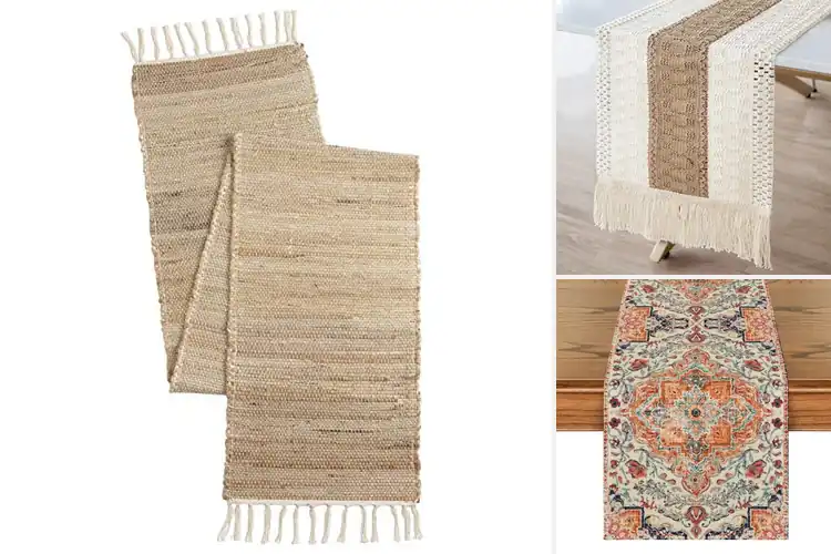 Detailed view of 8 Best Boho Rustic Table Runner For Party
