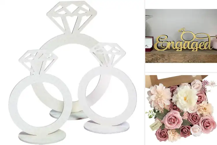 Detailed view of Best Bridal Party Table Decor