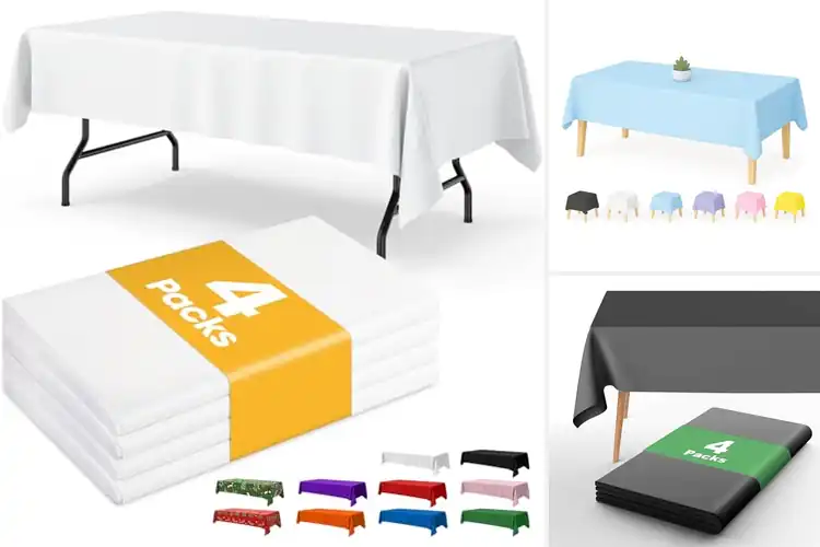 Detailed view of Best Budget Friendly Disposable Tablecloths