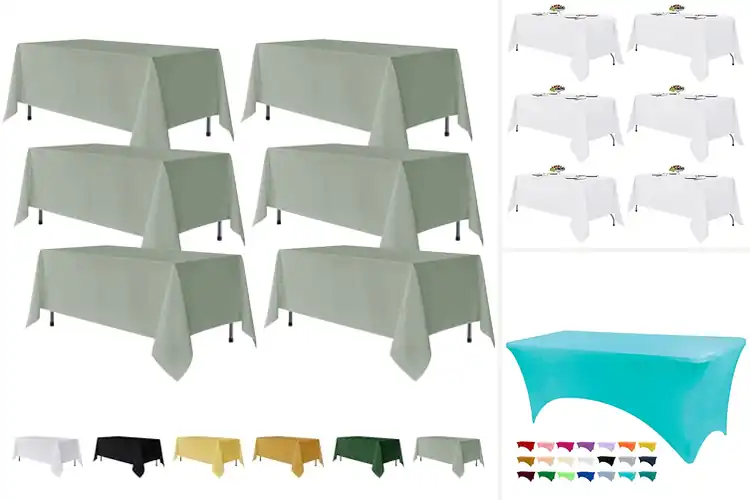 Detailed view of Best Budget Friendly Tablecloths For Weddings