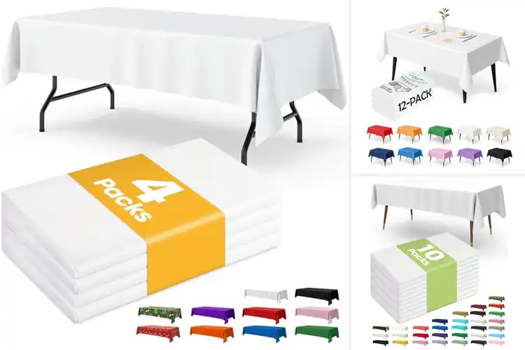 Detailed view of Best Budget Tablecloth Packs For Parties