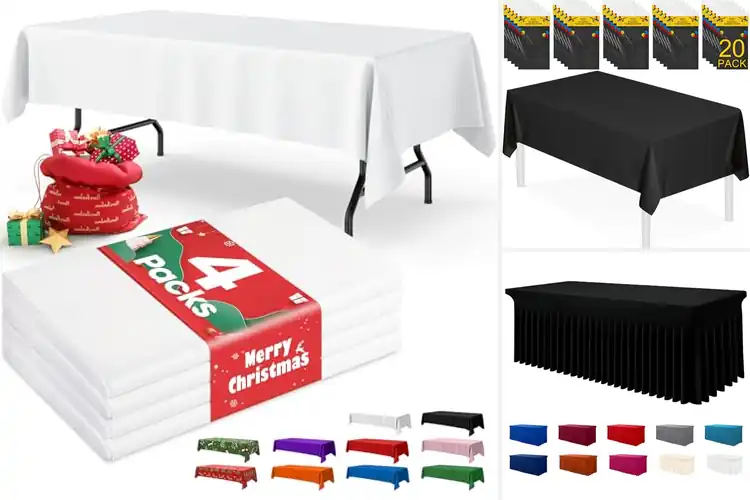 Detailed view of 10 Best Budget Tablecloths: Protect and Clean Your Tables