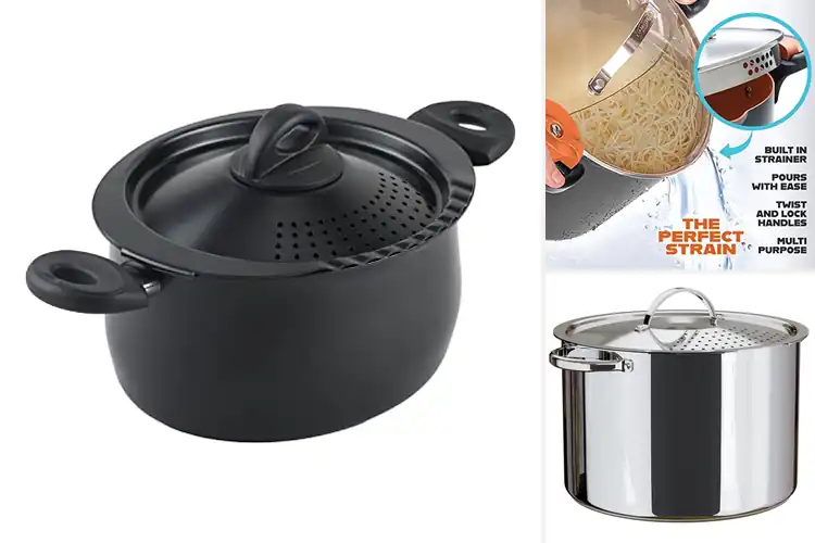 Detailed view of 10 Best Built In Strainer Pots for Effortless Cooking