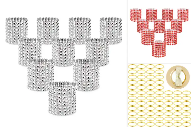 Detailed view of Best Bulk Napkin Ring Packs